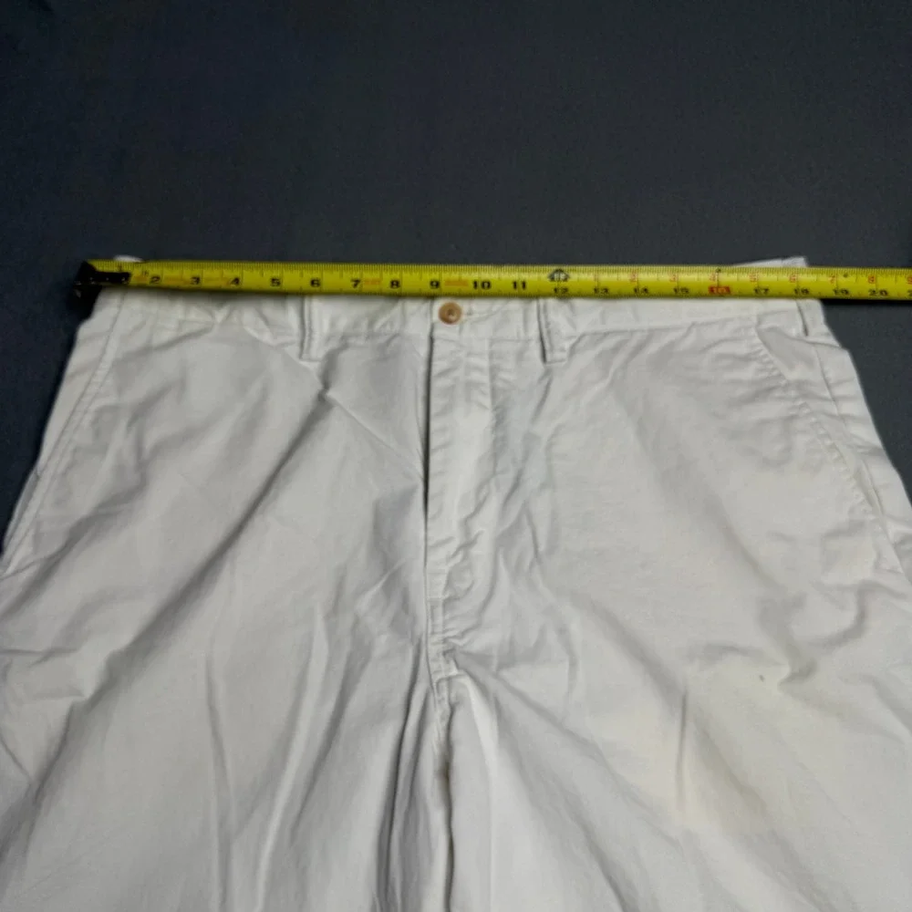 Polo Ralph Lauren Mens White Stretch Classic Fit Chino Shorts Size 38